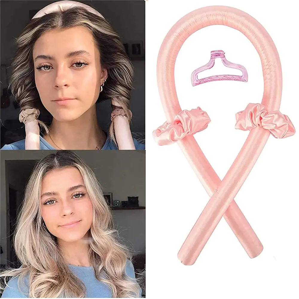 Serre-tête boucleurs : créez des boucles parfaites sans chaleur. Matériaux de haute qualité pour un confort optimal. Boucles intégrées pour des résultats durables et volumineux. Facile à utiliser, idéal pour une coiffure quotidienne ou festive. Solution saine et pratique pour des boucles naturelles. Transformez votre routine coiffure avec cet accessoire innovant de Beautytechglobal.net.