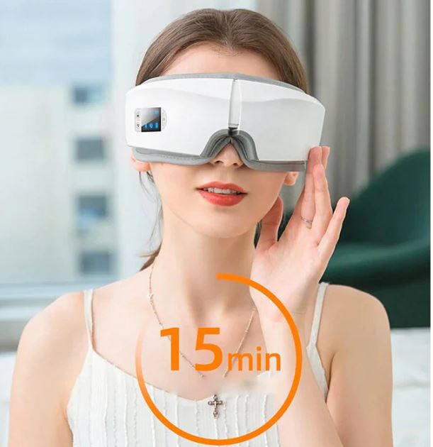 Masseur Oculaire Intelligent 4D : technologie avancée pour soulager la fatigue oculaire. Combine vibrations douces, compresses chaudes et modes personnalisables. Design ergonomique, portable et rechargeable. Idéal pour réduire cernes, poches et tensions oculaires. Expérience de massage relaxante à domicile ou en déplacement. Disponible sur Beautytechglobal.net.